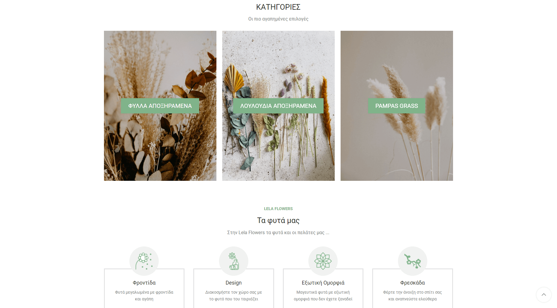 lelaflowers concept eshop louloudia 3 Lela Flowers EGNITE Digital Transformation Agency