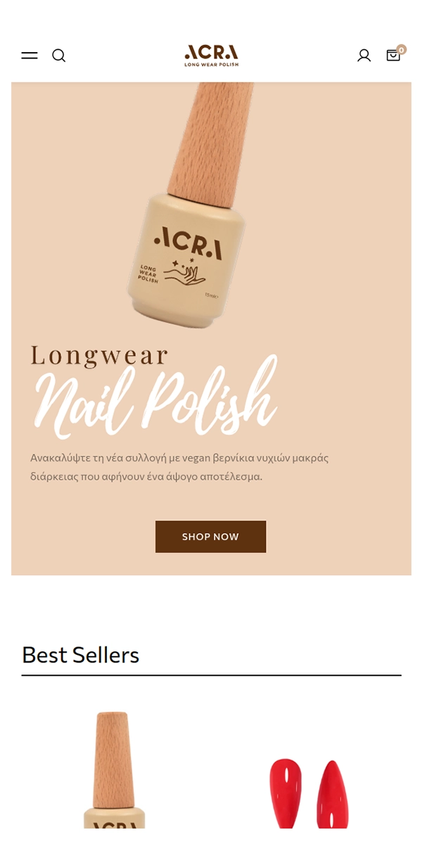E-shop Development 14 acra nails acranails βερνικια νυχιων project κατασκευη eshop ηλεκτρονικου καταστήματος b2b digital marketing egnite acra_nails_nailpolish4