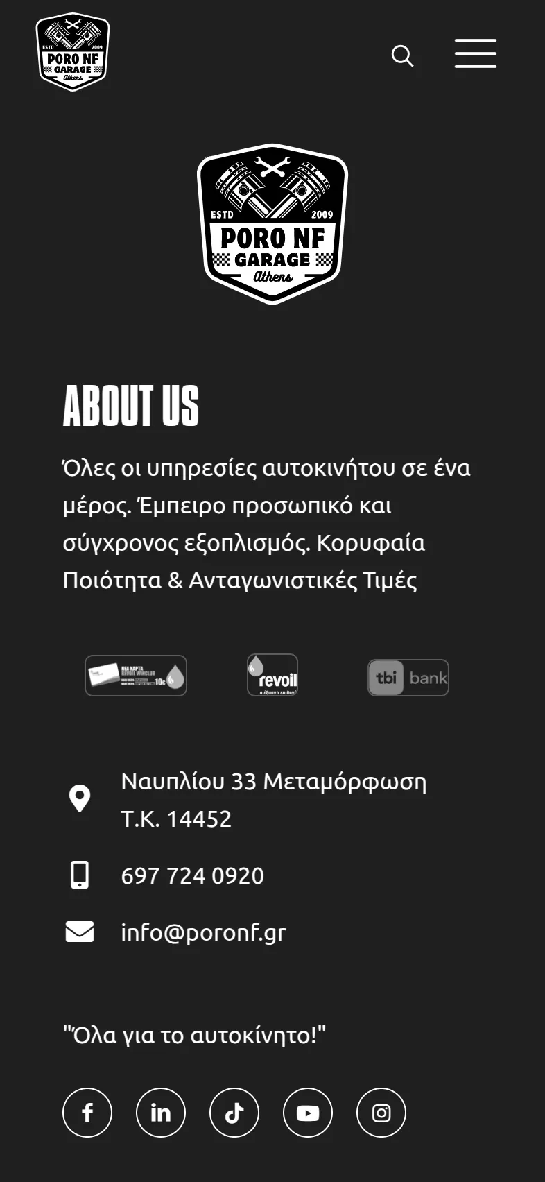 PORONF 30 poro mkt mobile 9 κατασκευή ιστοσελίδας συνεργείου,ιστοσελίδα συνεργείου,κατασκευη ιστοσελιδας συνεργειου λαρισα,δημιουργία εταιρικής ταυτότητας,poro nf PORONF EGNITE Digital Transformation Agency