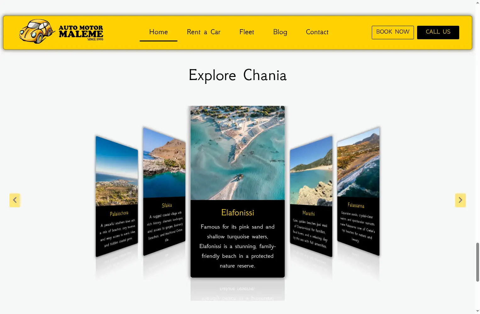 automotormaleme.com home page 4 Ιστοσελίδα Ενοικίασης Αυτοκινήτων,σύστημα ενοικίασης οχημάτων,κατασκευή ιστοσελίδας,σύστημα κρατήσεων οχημάτων,Σύστημα διαχείρισης ενοικίασης οχημάτων Auto Motor Maleme EGNITE Digital Transformation Agency